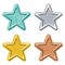 Trend Enterprises I Heart Metal Stars Classic Accents Variety Pack, 36 Pieces, PK3 T10642 - alternate 2